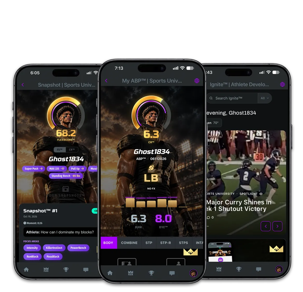TurnUp in the Sports University app: Snapshot, ABP, and Ignite